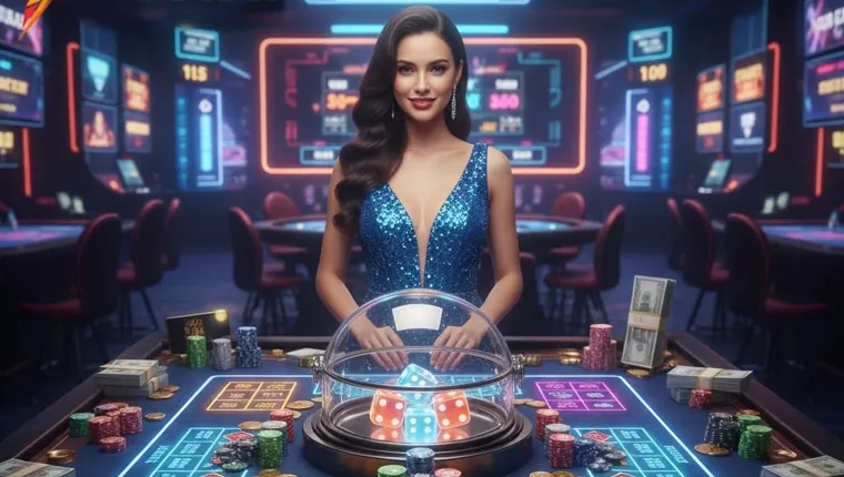 A vibrant display of Fachai's innovative slot and live casino games.